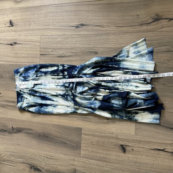 NEW ENTREAGUAS Wearable Small Art Tie Dye Mermaid Maxi Skirt Beach Slinky Knit - Picture 9 of 9
